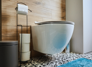 Luxe hangtoilet na complete toilet renovatie Enschede