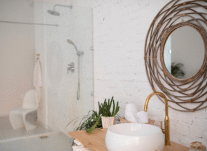 Volledig afgewerkte moderne badkamer na complete badkamer verbouwen Enschede