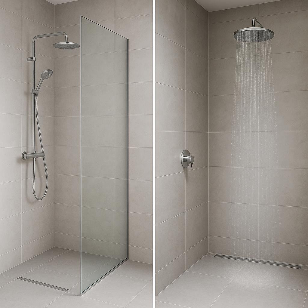 Verschil inloopdouche en regendouche: wat moet je kiezen?