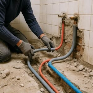 Leidingen verleggen badkamer Enschede: kosten en tips