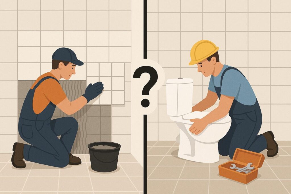 Wat eerst: tegelen of installeren? De complete gids