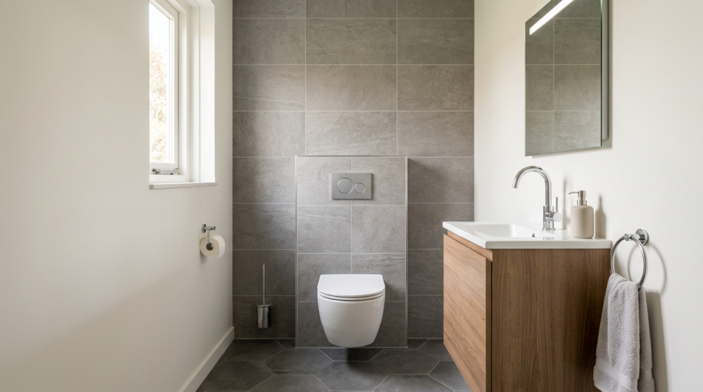 Toilet renovatie Enschede: Een moderne badkamer van sloop tot oplevering.