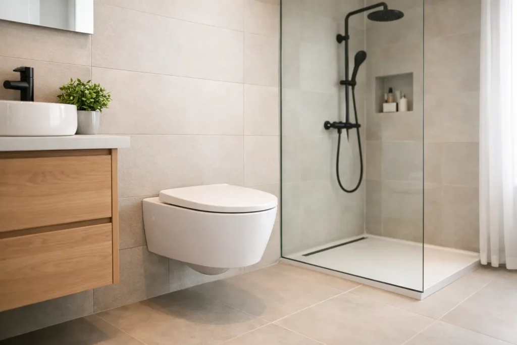 Zwevend toilet laten installeren in Enschede