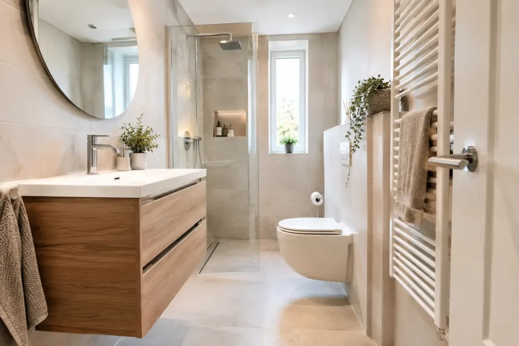 Beste indelingen smalle badkamer in Vriezenveen