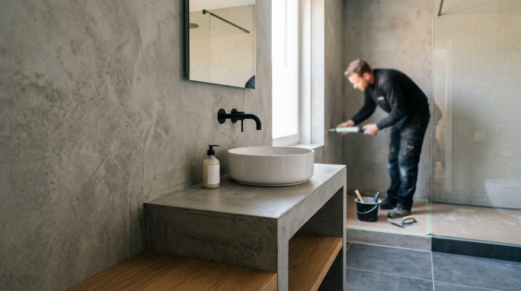 7 slimme keuzes voor badkamer renovatie beton cire zonder gedoe